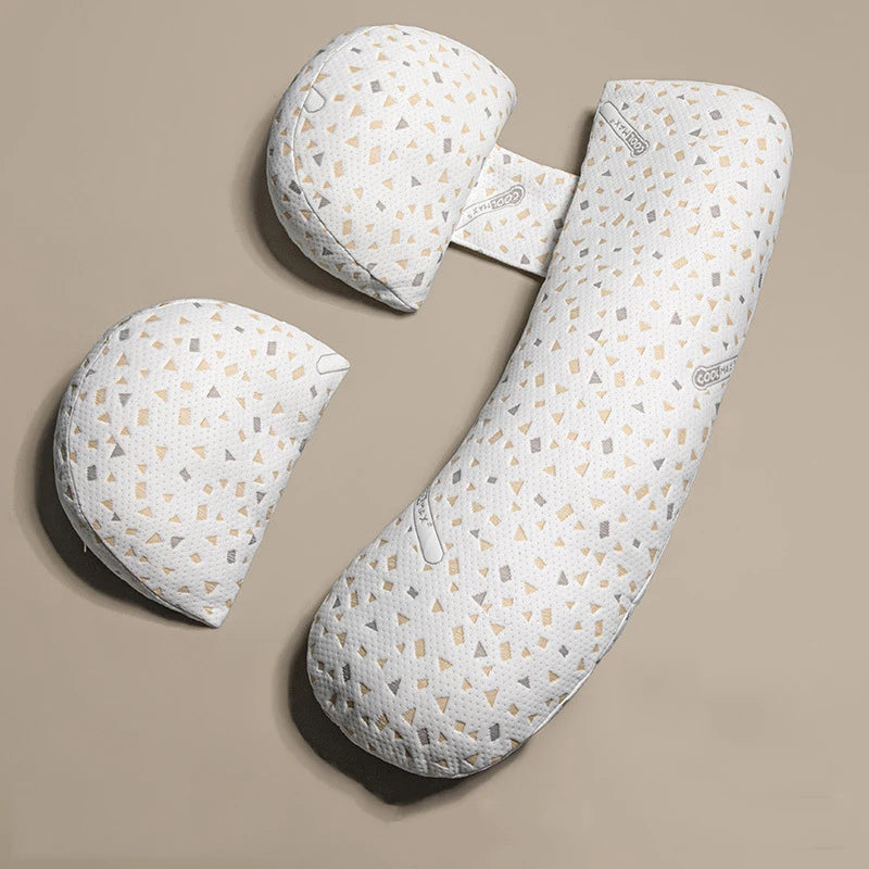 Sleeping Support Pillow For Pregnant Women Body Cotton Pillowcase U Shape Maternity Pregnancy Pillows Side Sleepers Bedding