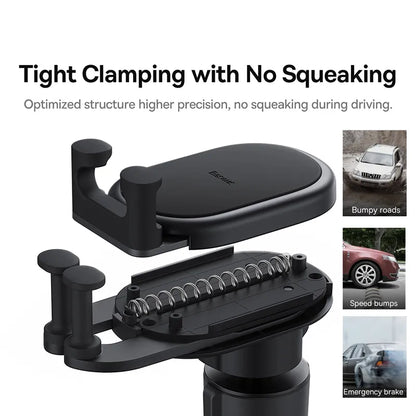 Baseus Car Phone Holder Gravity Auto Restorable in Car Air Vent Silicone Stand For iPhone Xiaomi Samsung Car Mobile Support